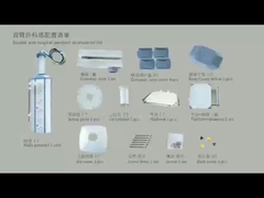 Διπλό κρεμαστό κόσμημα βραχιόνων σημάτων αναισθησίας, χειρουργική ICU μονάδα δωματίων νοσοκομείων