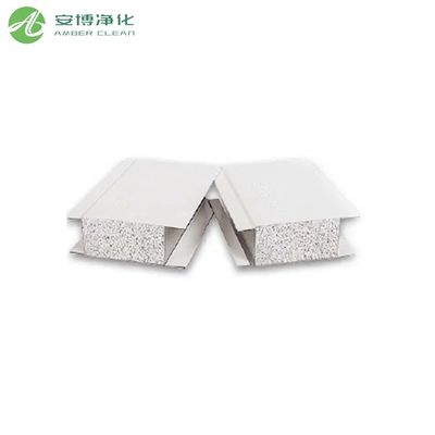 80KG/m2 75mm EPS Sandwich Wall Panel για καθαρό δωμάτιο ISO